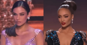 Se viraliza vídeo donde Janick Maceta y R’Bonney Gabriel realizan la “misma” pasarela en Miss Universo