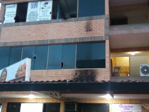Sede del periódico digital Palpitar Trujillano fue atacada por encapuchados