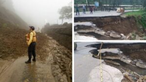 Zonas de Trujillo incomunicadas tras fuertes lluvias