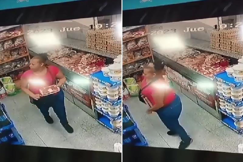 Cámaras captan el momento en que una mujer se esconde unas bandejas de  carne en sus partes íntimas en mercado de La Guaira (+Video) - Tenemos  Noticias de Latinoamérica y el Mundo