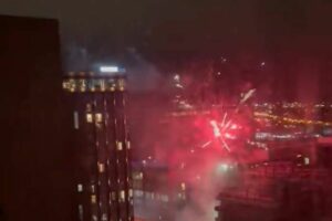 Champions League: Ruidoso ataque al descanso del Real Madrid en Liverpool: fuegos artificiales de madrugada junto a su hotel