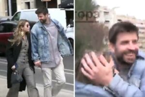 El video de Clara Chía y Piqué caminando tomados de la mano por Barcelona, bromeando y riéndose de las preguntas de un periodista
