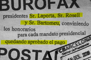 Enrquez Negreira reclam dinero al Barcelona "despus de tantos aos de favores prestados" y seal al "Sr. Laporta"
