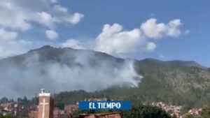 Incendio en Antioquia: autoridades atienden emergencia en cerro Quitasol - Medellín - Colombia