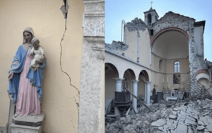 La Virgen María se volvió viral tras ser hallada intacta entre el derrumbe de una catedral en Turquía