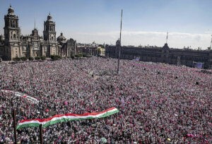 La oposicin mexicana se echa a las calles para rechazar la reforma electoral de AMLO