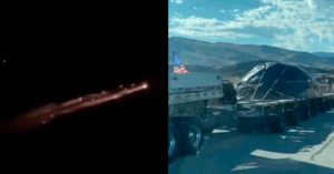 Las imágenes de un supuesto OVNI derribado por pilotos estadounidenses en Alaska que generan revuelo
