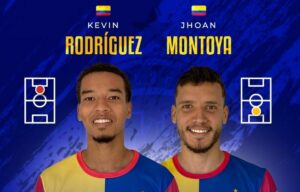Los colombianos Jhoan Montoya y Kevin Stiven Rodríguez se suman a las filas de UCV FC