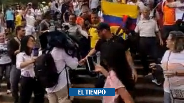 Marchas a favor de Petro: periodistas denuncian que los expulsaron en Cali - Cali - Colombia