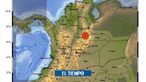 Temblor en Santander de magnitud 4,8 este miércoles 15 de febrero - Santander - Colombia