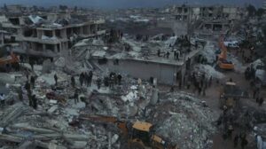 Terremoto en Turquía. Imagen obtenida de un vídeo de Agencias.