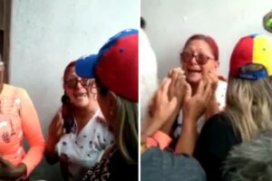 Una docente se desmayó a las afueras de la gobernación de Anzoátegui durante una protesta (+Video)
