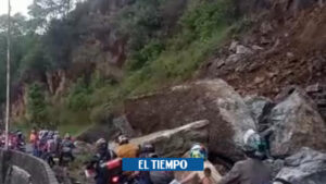 emergencia: Derrumbe incomunica a Cali con Buenaventura - Cali - Colombia