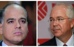 Andrés izarra y Rafael Ramírez ex ministros de Chávez