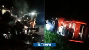 Accidente en Meta: las imágenes del choque - Otras Ciudades - Colombia