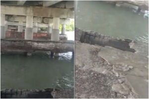 Alertan sobre grave deterioro de las bases del puente Punta Brava en Tucacas (+Video)