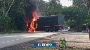 Bajo Cauca antioqueño: reportan la incineración de seis vehículos - Medellín - Colombia