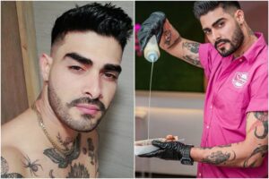 Conoce a Ray Cabrera, el atrevido modelo venezolano que seduce a las clientes de una wafflería sexual en Colombia y que desata pasiones (+Videos)