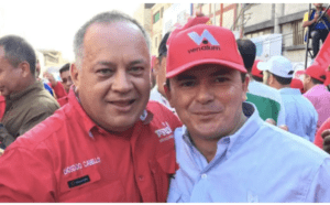 Diosdado Cabello y el coronel Piligra Jiménez
