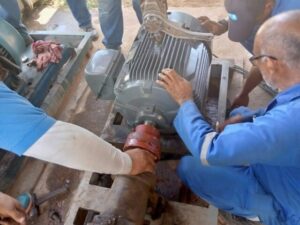 Hidrobolívar instaló bomba de 20 Hp en Caicara del Orinoco  | Diario El Luchador