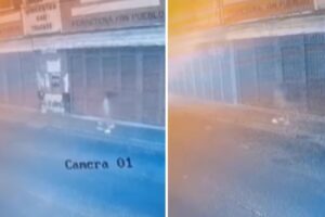 Las supuestas “presencias extrañas” que grabó durante la noche una cámara de seguridad en Los Teques (+Video)