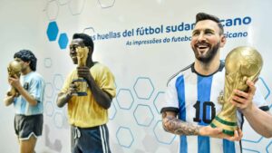 Lionel Messi está en el Museo de la Conmebol (Fotos) - AlbertoNews