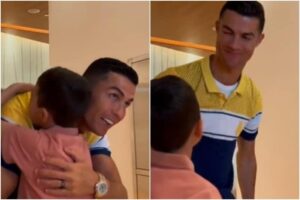 Niño sirio que sobrevivió al terremoto, pero perdió a su padre, cumplió su sueño de conocer a Cristiano Ronaldo (Video) - AlbertoNews