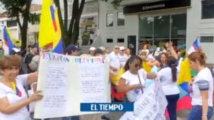 Protesta en el norte de Cali para exigir que se combata la inseguridad - Cali - Colombia