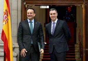 Sánchez se reúne en Dublín con el primer ministro irlándes Leo Varadkar