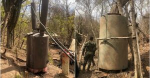 Semar desmanteló cuatro grandes laboratorios clandestinos de metanfetamina en Sinaloa