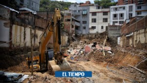 Suspensión temporal tras caída de muro en obra cerca de Zona Rosa de Cali - Cali - Colombia