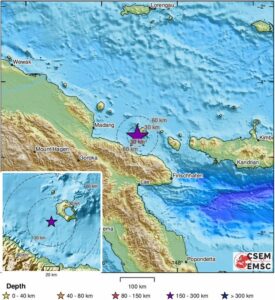 Un terremoto de magnitud 6,3 sacudió las aguas de Papúa Nueva Guinea - AlbertoNews