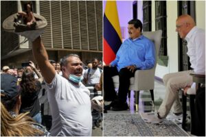 estos son los zapatotes Hugo Boss que Jorge Rodríguez presumió durante una reunión de Maduro con Gustavo Petro (+Detalles +Precio)