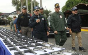 2.500 armas serán reasignadas a cuerpos policiales del país