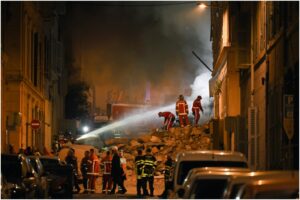 Derrumbe de un edificio en Francia dejó al menos 5 personas heridas de gravedad (+Video)