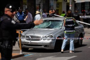 Detenidos los tres ocupantes del vehículo implicado en los atropellos mortales en Paseo de Extremadura