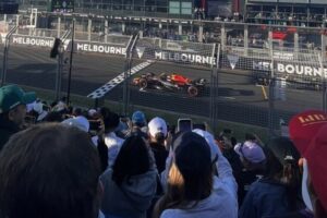 F1: Max Verstappen, su mala posicin en la salida y el visto bueno de la FIA: "Estaba sobre la lnea"