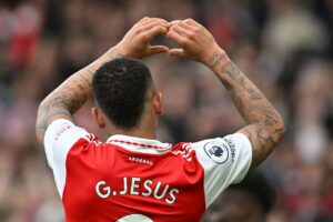 Gabriel Jesús recuperó su estatus goleador en el Arsenal