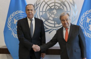 Guterres ataca a Rusia con Lavrov como presidente del Consejo de Seguridad de la ONU