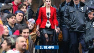 Joker 2': Lady Gaga baila en las emblemáticas escaleras - Gente - Cultura