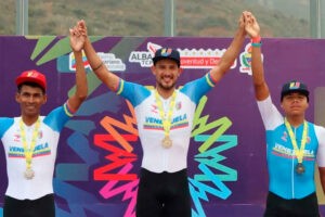 Juegos de la Alba 2023 inauguran con oro para Venezuela en ciclismo de ruta