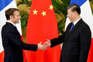 Macron presionar a Xi en China para que no enve apoyo militar a Rusia