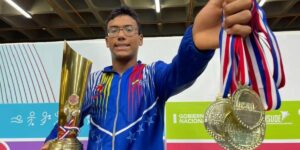 Nadador venezolano rompe marca nacional juvenil en los Juegos del ALBA 2023 - AlbertoNews