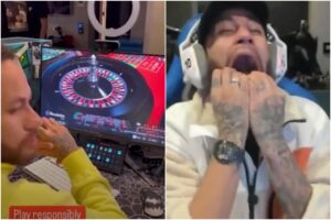 Se viraliza la reacción de Neymar luego de perder un millón de euros jugando póker online (+Video)