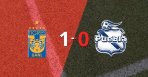 Tigres venció por la mínima a Puebla