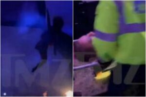 en pleno acto un acróbata cayó y se estrelló contra el escenario (+Video)