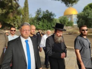 El ministro israel Itamar Ben Gvir vuelve a causar la condena palestina y de pases rabes