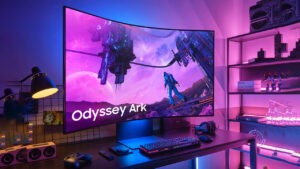 El monitor Samsung Odyssey Ark 55'' llegó a Venezuela