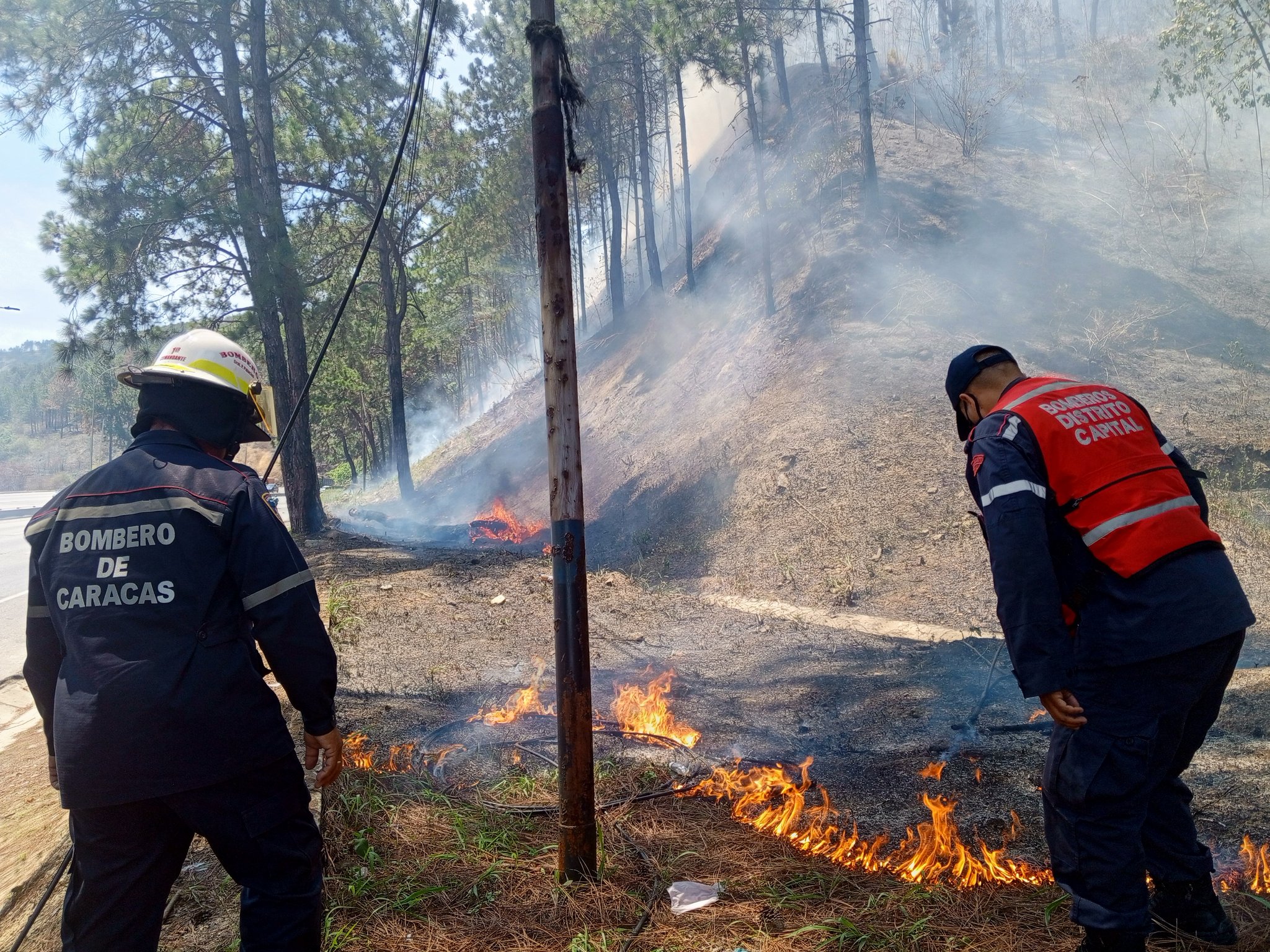 En Caracas se han registrado unos 270 incendios forestales