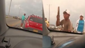 Bloqueos en vía Barranquilla-Ciénaga: delincuentes se infiltran en protestas - Barranquilla - Colombia